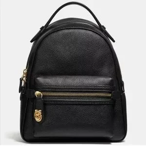 COACH Women\'s Campus Backpack 23 Black Coach Campus 23 Backpack With Rainbow Rose Print Women main image 4